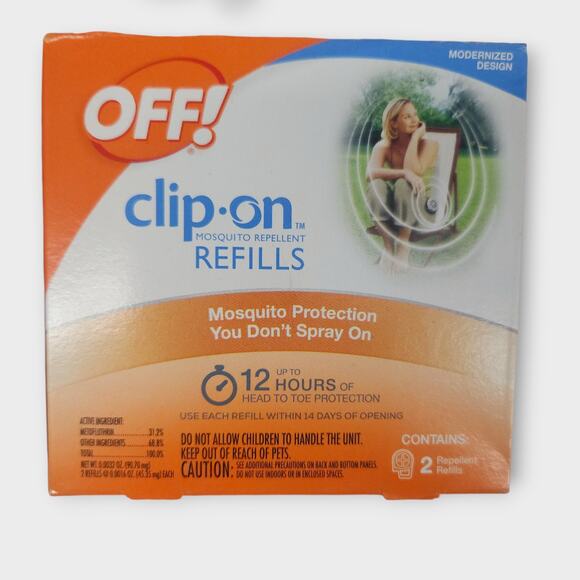 Lot of 4 Off! Clip-On Refills Mosquito Repellent For All Clip On Models - Picture 2 of 6